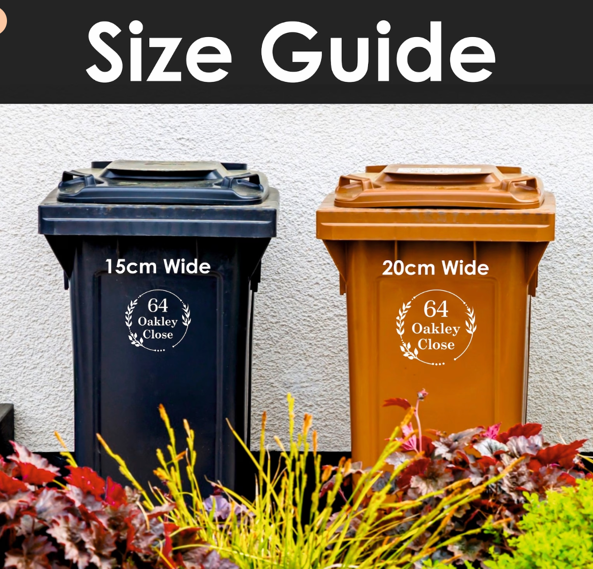 Luxe Bin Numbers - Pack of 4